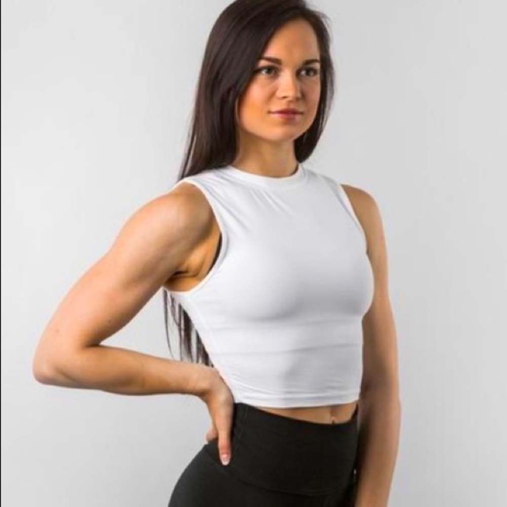 Alphalete ultra soft tank - light gray - SM